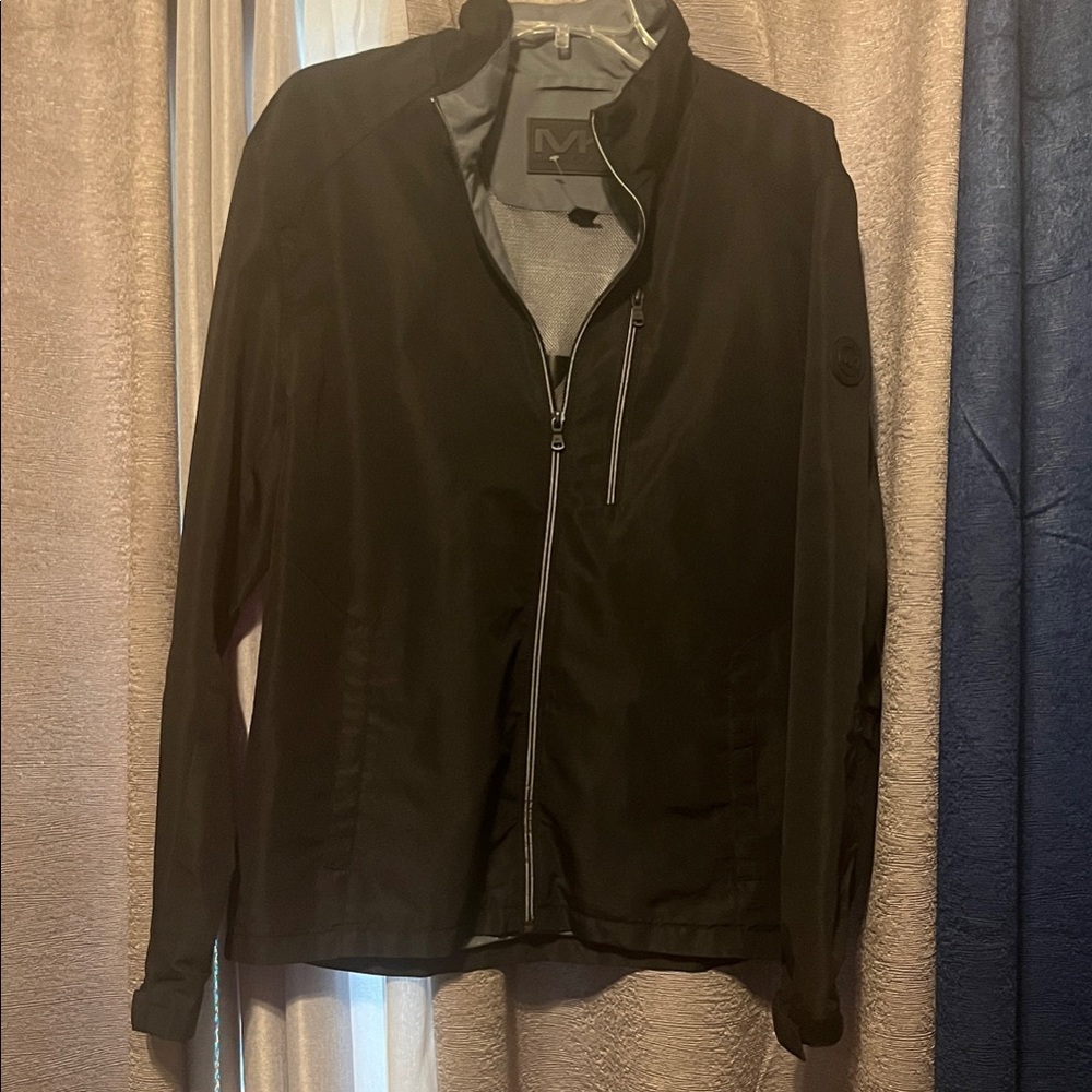 Michael Kors Black Windbreaker Jacket